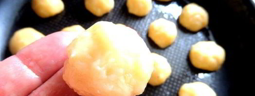 сырное заварное печенье солнечные зайчики. Шаг 11