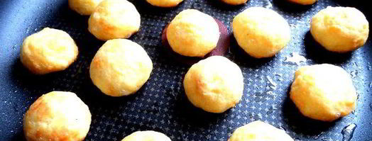 сырное заварное печенье солнечные зайчики. Шаг 13