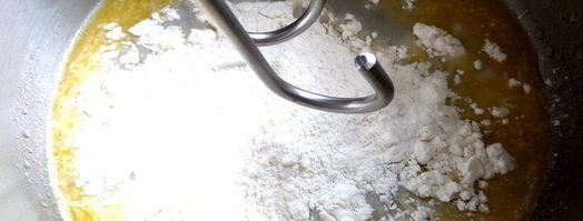 сырное заварное печенье солнечные зайчики. Шаг 6