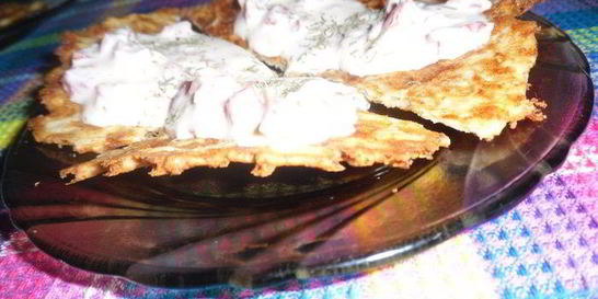 Сырные крекеры