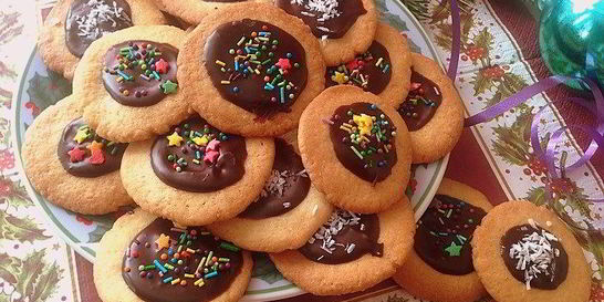 Тонкое лимонное печенье Вкус праздника