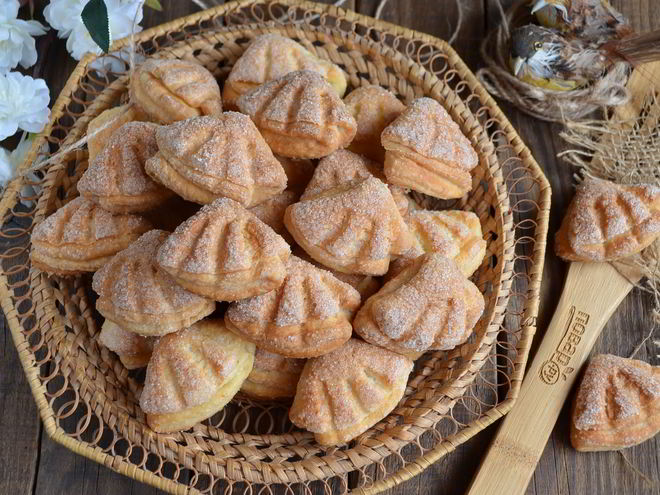 Рецепт творожного печенья гусиные лапки