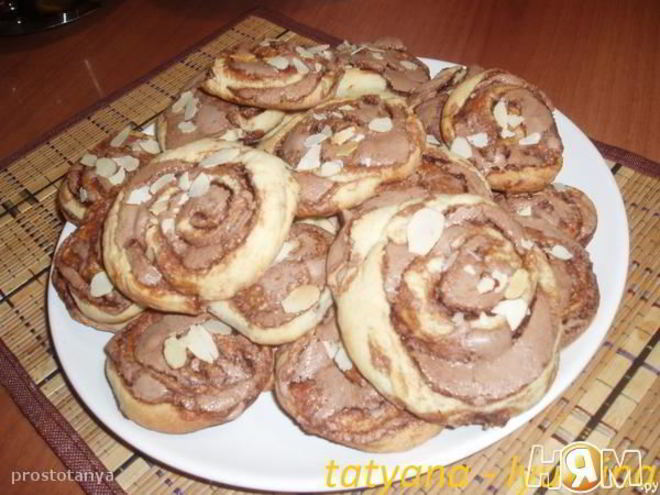 Рецепт творожного печенья с шоколадной меренгой