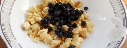 творожный десерт с печеньем и черникой. Шаг 5