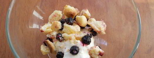 творожный десерт с печеньем и черникой. Шаг 6