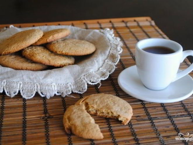 Рецепт веганского овсяного печенья