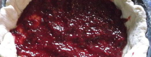 бабушкин пирог с малиновым джемом. Шаг 3