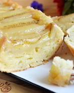 Банановый пирог со сметанной заливкой