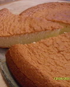 Бисквитный пирог с лимоном