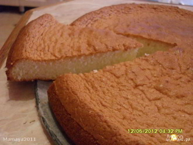 Рецепт бисквитного пирога с лимоном