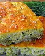 Быстрый наливной пирог с капустой