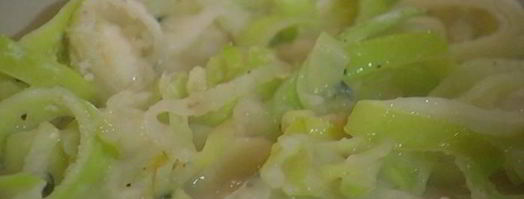 быстрый пирог с курицей и луком-пореем. Шаг 6