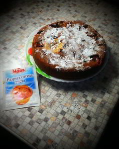 Быстрый пирог со сливами