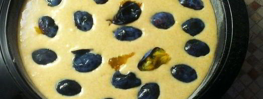 быстрый пирог со сливами. Шаг 7