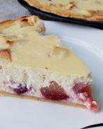 Фруктовый творожный пирог