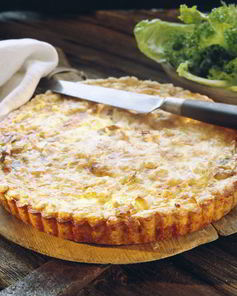 Готовим пирог с сыром из слоеного теста