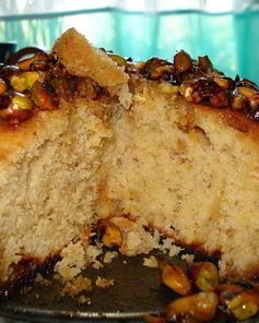 Греческий медовый пирог с фисташками