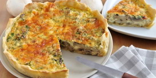 Грибной пирог-жульен