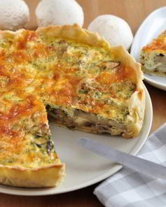 Грибной пирог-жульен