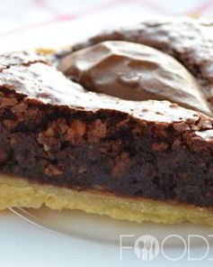 Грушевый пирог с шоколадом