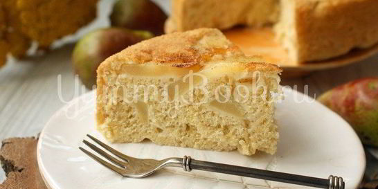 Грушевый пирог в мультиварке