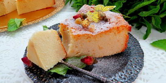 Итальянский пирог с манкой и рикоттой