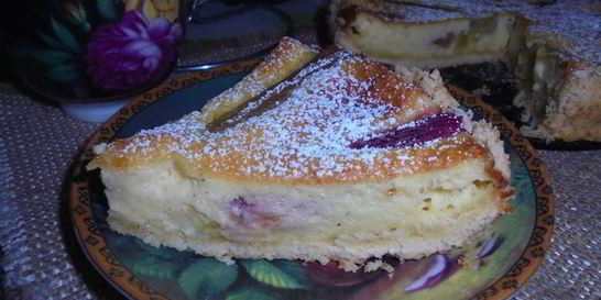 Изысканный пирог с ревенем