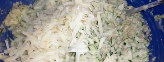 кабачковый пирог с фрикадельками. Шаг 3