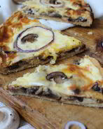 Киш с грибами