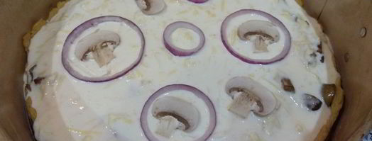 киш с грибами. Шаг 12