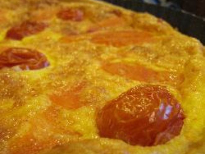 Рецепт киша с лососем и помидорами