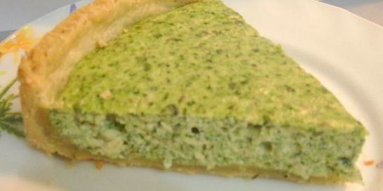 Киш со шпинатом и рикоттой