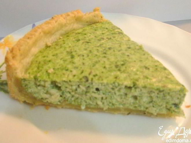 Рецепт киша со шпинатом и рикоттой