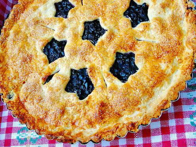 Рецепт классического черничного пирога