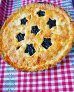 Классический черничный пирог