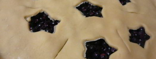 классический черничный пирог. Шаг 7