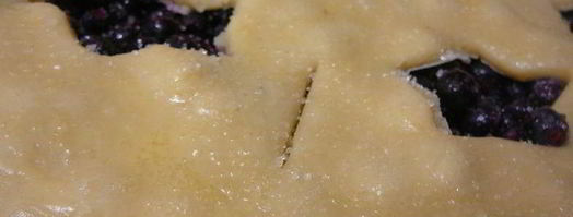 классический черничный пирог. Шаг 8