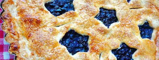 классический черничный пирог. Шаг 9