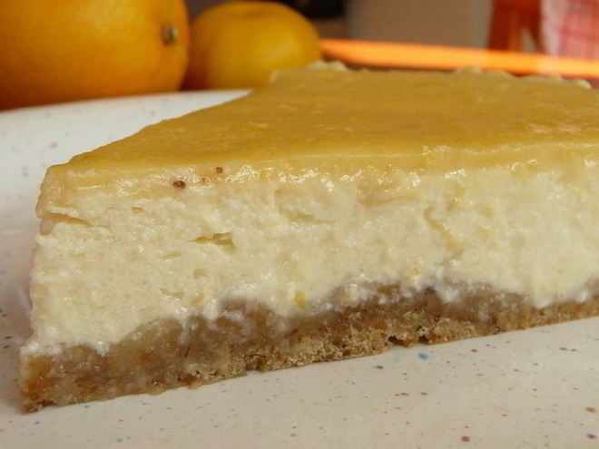 Рецепт лимонного йогуртового пирога с заварным кремом