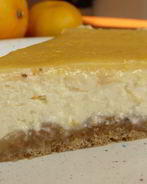 Лимонный йогуртовый пирог с заварным кремом