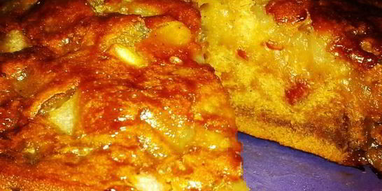 Медово-грушевый пирог