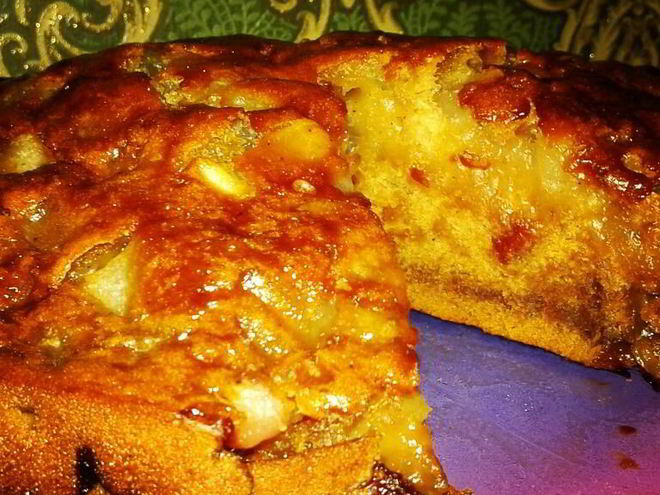 Рецепт медово-грушевого пирог