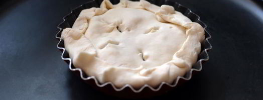 мини-пироги с печеными баклажанами, фаршем и кедровыми орешками. Шаг 4