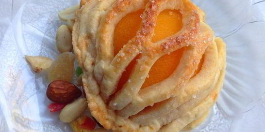Мини-пироги с персиками
