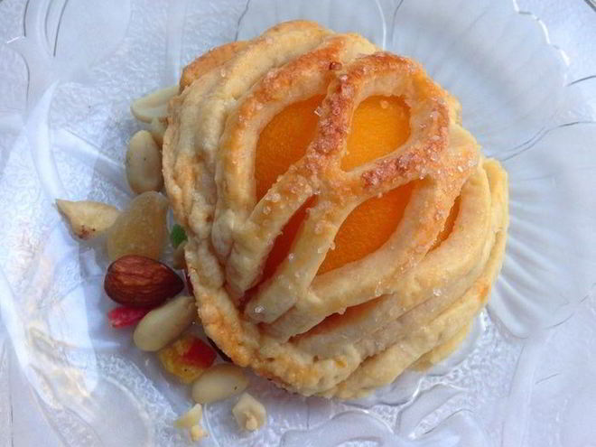 Рецепт мини-пирогов с персиками
