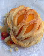 Мини-пироги с персиками