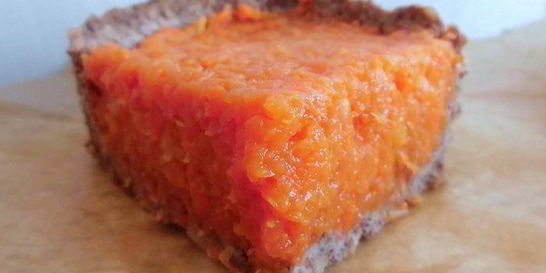 Морковный пирог без выпечки