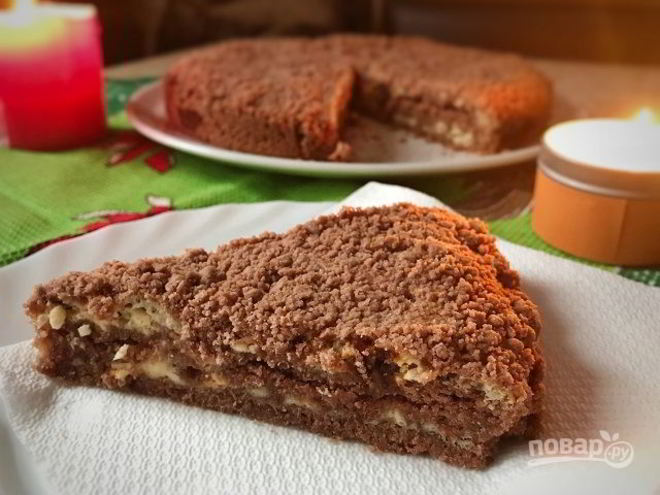 Рецепт насыпного пирога-пряника