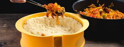 открытый овощной пирог. Шаг 6