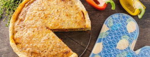 открытый овощной пирог. Шаг 7